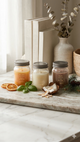 Mini candles set of 3